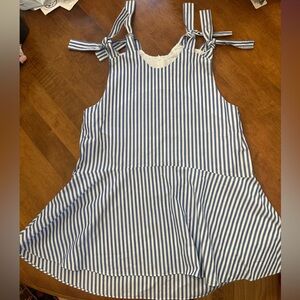 Fabiana Pigna Striped Blue and White Women's Top